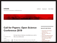 Tablet Screenshot of infobib.de